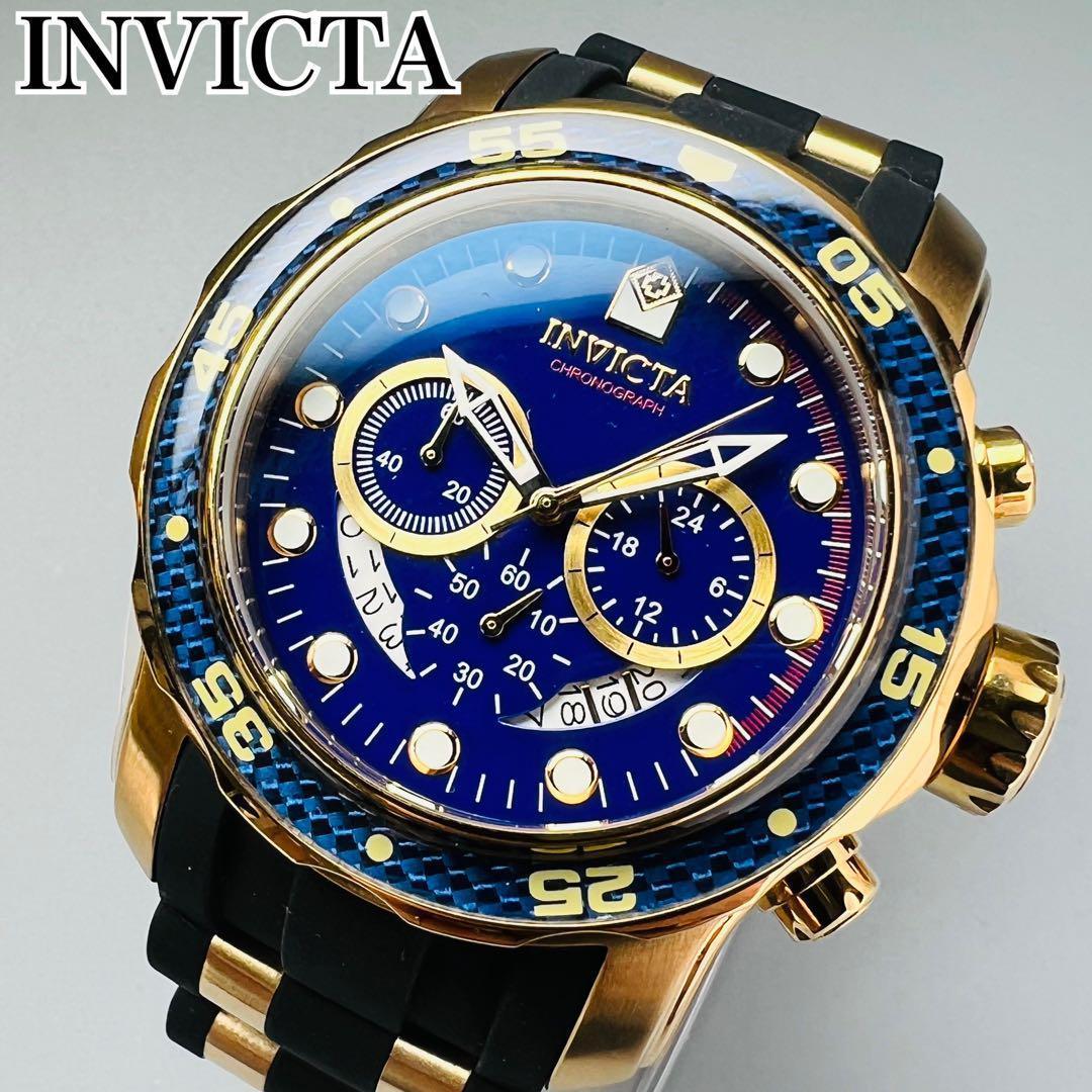 定価約10万 新品 INVICTA インヴィクタ 腕時計 クロノグラフ ダイバー 
