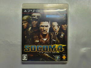 【中古品】 PS3ソフト SOCOM4：U.S.NAVY SEALs