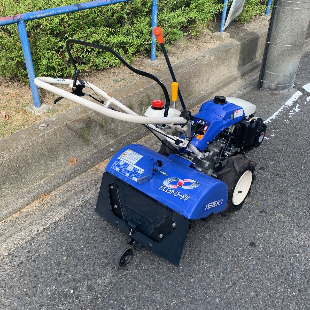 美中古イセキマイペットKMR400 うね立て機能付き一軸正逆転ロータリー