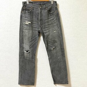 (^w^)b リーバイス 501 80s 90s ヴィンテージ 黒 デニム ジーンズ ジーパン パンツ Levi's LEVI'S ボタンフライ 赤タブ 脇割 W30 7233EE