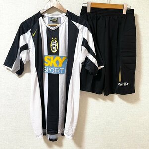 (^w^)b ユヴェントス 1 キーパー ユニホーム 半袖 上下 セットアップ 黒×白 JUVENTUS SKY SPORT NIKE SOCCER SPORTS ロゴ ULTRA XL 7290EE