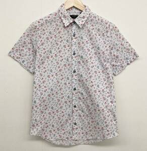 Paul Smith LONDON floral print short sleeves shirt made in Japan men's white M size PaulSmith Paul Smith London total pattern floral pattern shirt 3070175