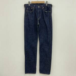 FULLCOUNT Lot.1108 セルビッチ デニムパンツ 濃紺 W35 大きいサイズ フルカウント 赤耳 革パッチ ジーンズ ジーパン 3060420