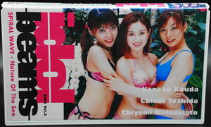 VHS[idol beams 2001 Vol.3 god rice field ...* Yoshida thousand .* Matsumoto . fee beautiful ] appendix. trading card 3 sheets attaching race queen * gravure 