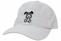 スヌーピー キャップ ばんざい サイズ 調節可能 キッズ レディース 帽子 ローキャップ SNOOPY★ホワイト★新品_画像1