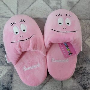 未使用品 バーバパパ ぬいぐるみ スリッパ ルームシューズ ピンク BARBAPAPA