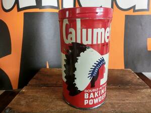 ビンテージ　Calumet ベーキングパウダー　Tin缶　Ｍサイズ　インディアン