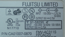 FUJITSU FMV-AC311S 16V3.75A ■2817-02_画像2