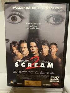 Movie DVD 「Scream 2」 region code2 邦題「スクリーム２」Sweden version