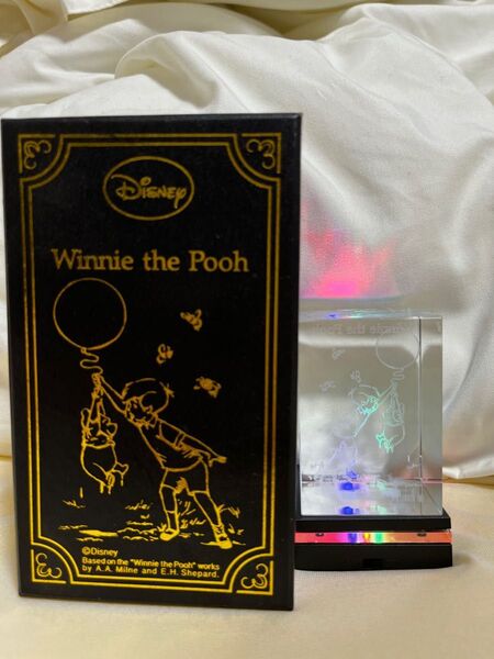 プーさん ディズニー オブジェ インテリア ガラス 3dプリンター Disney