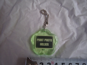 レア★新品未使用品 昭和レトロ★PRINT PHOTO HOLDER　キーホルダー