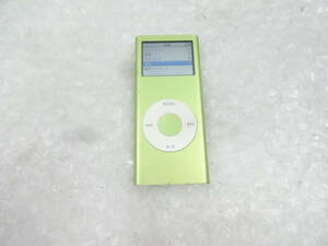 新入荷　Apple iPod nano　第２世代　A1199　MA487J　4GB グリーン　中古動作品