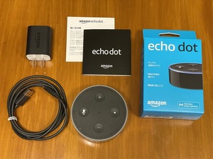 ★中古★Amazon Echo Dot 第2世代 スマートスピーカー ブラック★