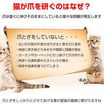 猫 爪とぎ 爪研ぎ 爪磨き ネコ ねこ いたずら防止 ケア用品 おもちゃ ストレス発散 気分転換 ダンボール ペット用品 お得 2個 送料無料_画像3