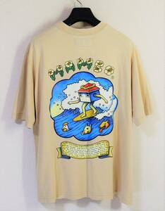 '90s オーストラリア製◆Mambo MORAL FIBRE◆SURF 半袖 Tシャツ 大きめ:S