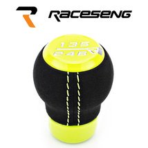 Raceseng レイセン シフトノブ 限定モデル Stratose ストラトス ネオンイエロー スバル インプレッサ WRX STI M12x1.25mm アダプター付_画像1