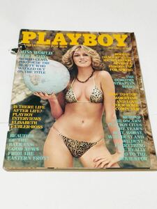 e プレイボーイ PLAYBOY 　1981年5月号　表紙破れ　擦れあり　雑誌　女性　海外　洋書　グラビア　セクシー 女優　ブロンド　金髪　成人
