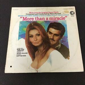 LP/ O.S.T. / PIERO PICCIONI / MORE THAN A MIRACLE SE-4515 ソフトロック