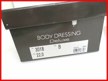 2307★SD-958★BODY DRESSING Deluxe ボディドレッシングデラックス ハイヒール 22cm 黒 ブラック　ヒール約8ｃｍ★中古_画像10