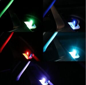 7色 車のホーム感光性自動オン低電力 RGB 多機能ハイライト USB アンビエントライトナイトライト