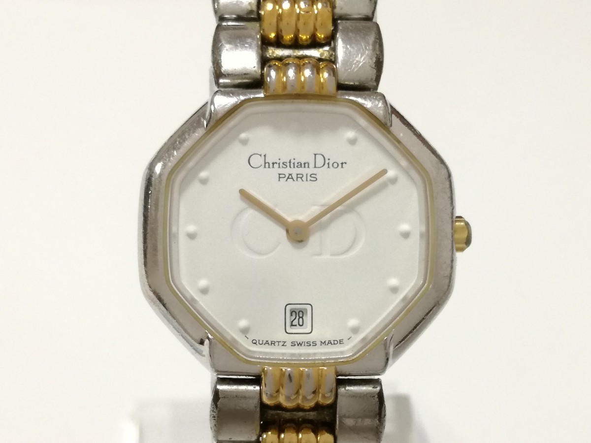 美品稼働品】クリスチャンディオール C Dior QZ 63151 オクタゴン