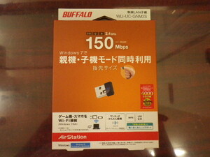 大黒屋 バッファロー 無線LANアダプタ WLI-UC-GNM2S USB 未開封 新品 即決あり 1-8個 BUFFALO