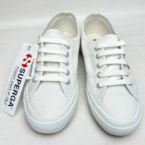 スペルガ SUPERGA ホワイト 36 23cm キャンバススニーカー 2750 COTU CLASSIC 訳アリ シミあり 特価 ２