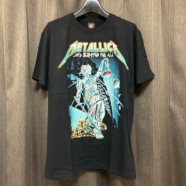 METALLICA バンドTシャツ リプリント品 人気デザインL 