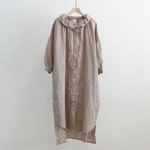kiino. キイノ LINENフリルワンピース