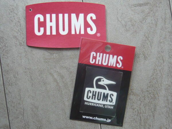 チャムス ステッカー Chums Booby Face Emboss Sticker ホワイト 新品 CH62-1127