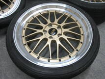 人気のゴールド BBS LM 20インチ 美品 BMW E91 E92 F30 F31 F10 F11 E85 E46 E36 Z4 レクサス LS460 LS600h 40アルファードヴェルファイア_画像7