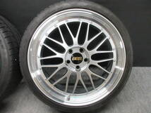 BBS LM 20インチ 美品 クラウン セルシオ マークX レクサス GS IS アルファード ヴェルファイア スカイライン GT-R Z33 Z34 _画像2