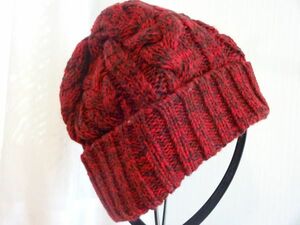 （韓国製）編み込みハット　男女兼用　ニット帽　サイズ５６cm〜５９cm　キャップ　帽子　スタイルハット