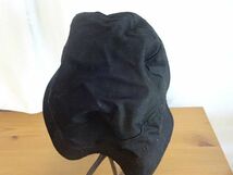 （WEGO）男女兼用　黒色帽子　バケットハット　スタイルキャップ　サイズ５７・５cm　キャップ　帽子　コットン帽_画像3