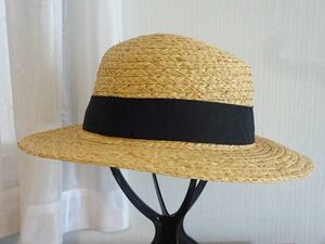 〜AZUL BY MOUSSY〜メンズ・レディース　ペーパーハット サイズ５７cm〜５９cm　キャップ　帽子　綺麗な麦色