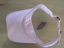 〓韓国製〓男女兼用　薄ピンク色　サンバイザー サイズ５６cm〜５９cm　キャップ　帽子　スタイルハット_画像6
