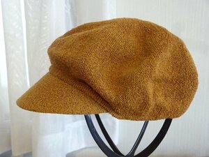 ・シゲマツ ・レディース　ベージュ色　キャスケット　サイズ５７・５cm　キャップ　帽子　スタイル帽子