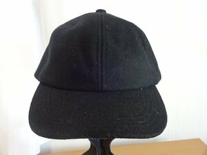 ↑ G.U.↑ ジーユー 黒色　アウトドアキャップ　スタイル帽子　サイズ５６cm〜５９cm　キャップ　帽子　ウール使用