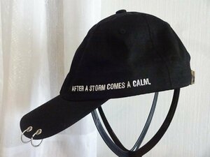 ⊆ 全日本帽子協会 ⊆　レディース・メンズ　黒色帽子豹柄模様　サイズ５６cm〜５８cm　キャップ　帽子　コットン帽