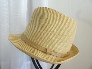 ／ シンコーテクニカ／　メンズ・レディース　中折れハット　スタイル帽子　サイズ５７・５cm　ペーパーハット キャップ　帽子