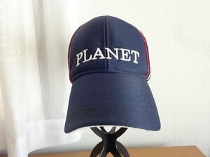 ／ PLANET SPEG／メンズ　アウトドアキャップ 紺色帽子　サイズ５７cm〜５９cm　キャップ　帽子　ネットばり