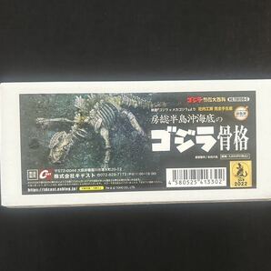 海底骨格 ミニフィギュア 特撮大百科 房総半島沖海底で回収されたゴジラ骨格 CAST キャスト イワクラ ゴジラ×メカゴジラキングギドラの画像1