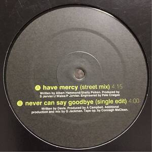 【極太ビートRemix】Yazz ”Have Mercy (street mix)” ”Never Can Say Goodbye (single edit)”