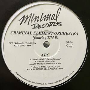 【極上カバー】CRIMINAL ELEMENT ORCHESTRA ft. TIM B / ABC Jackson 5カバー OPP Arthur Baker