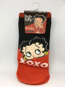 Betty Boop/ベティーブープ　ショート丈ソックス☆彡　レッド☆　２２ｃｍ～２４ｃｍ　靴下　新品