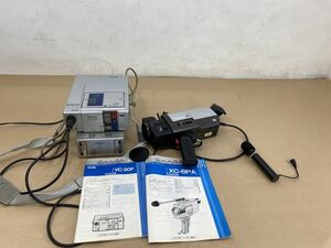 SHARP color video camera XC-6PA compact video cassette recorder VC-20P AC system adaptor AA-20P