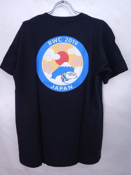 ラグビーワールドカップ 公式Tシャツ 日本代表　★黒　★富士山　レア商品 Lサイズ　★本体価格3500円　★送料無料