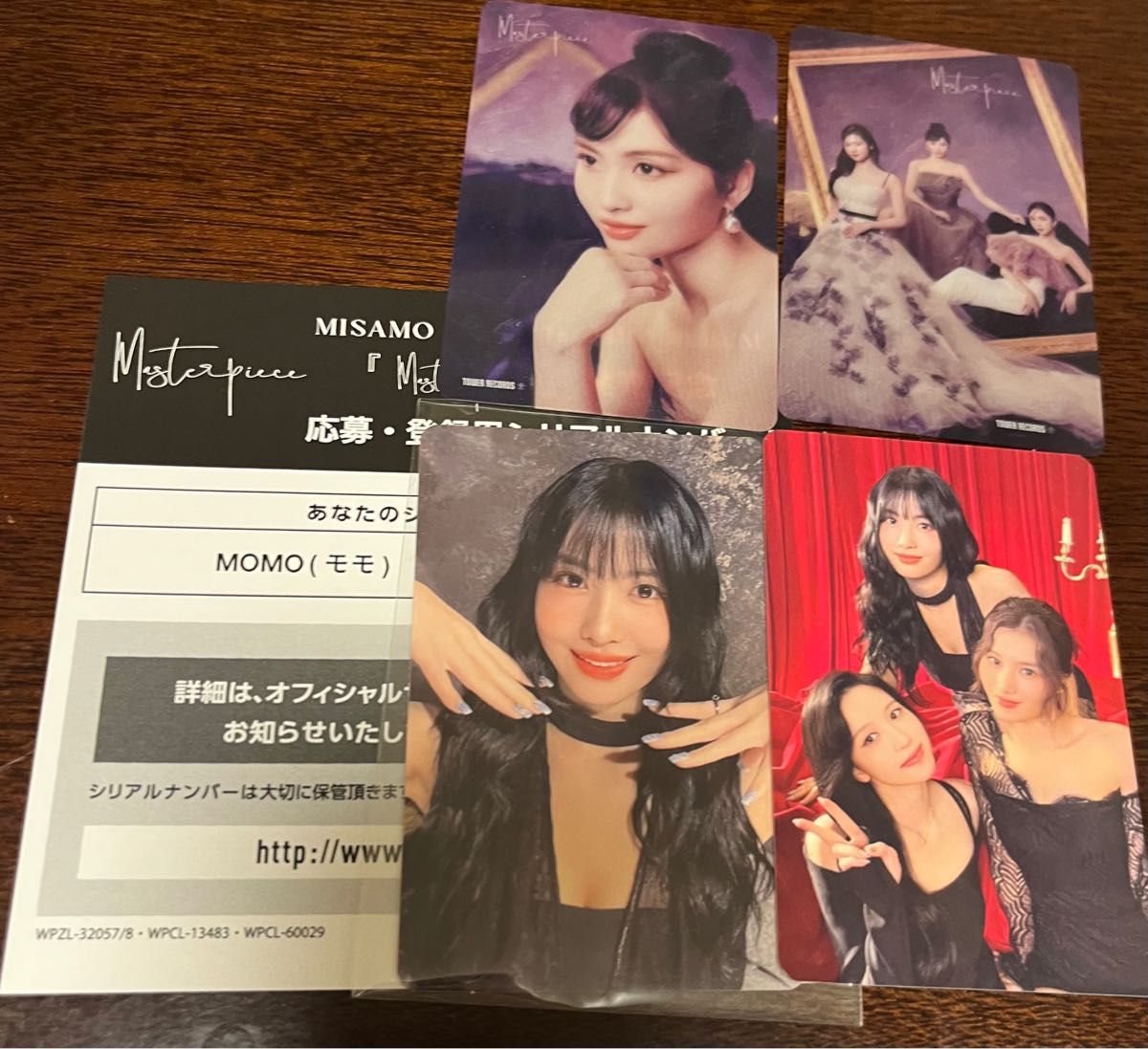 限定販売】 MISAMO ハイタッチトレカ モモ Masterpiece K-POP/アジア 