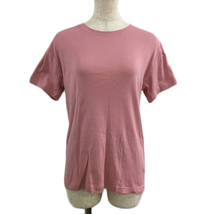 フリークスストア FREAKS STORE Tシャツ カットソー プルオーバー クルーネック 無地 半袖 M ピンク レディース_画像1