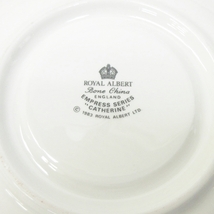 ロイヤルアルバート Royal Albert CATHERINE エンプレス シリーズ カップ&ソーサー 花柄 ティーカップ 食器 白 赤 ホワイト レッド 系_画像9